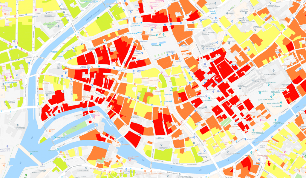 Carte des prix adresse Strasbourg