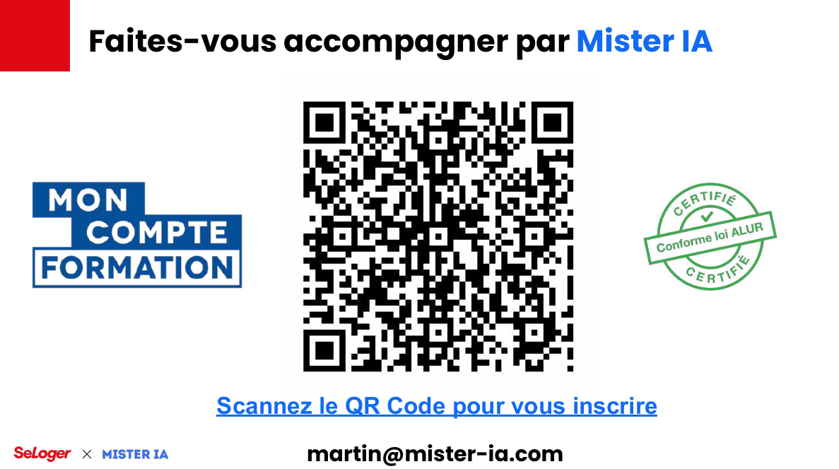 Se former avec Mister IA. 