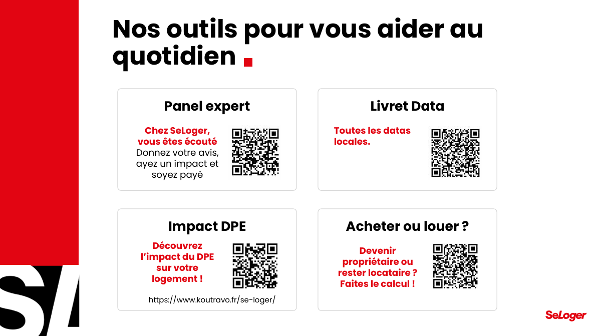 Outils SeLoger et Meilleurs Agents. 