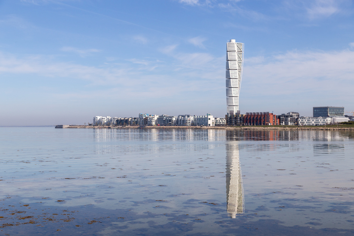 Bâtiment Turning Torso en Suède