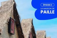 Les maisons en paille sont un choix durable.