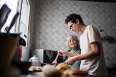 Cuisine petit-fils grand-mère