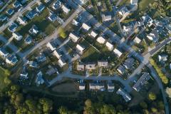 Aerial View Of A Brittany French Village