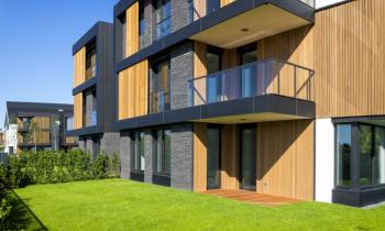 Immeuble moderne en bois.