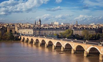 Bordeaux vue d'en haut