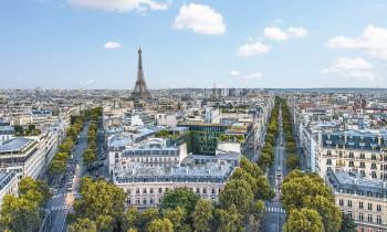 Paris city panorama