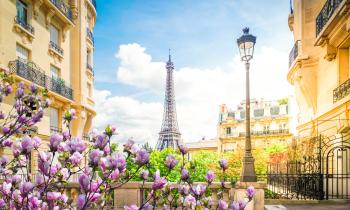 eiffel tour and Paris street