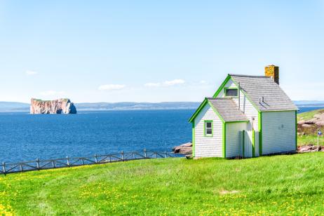 Maison avec vue sur l'océan sur de l’île Bonaventure 