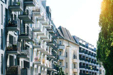 Immeubles dans une ville européenne.