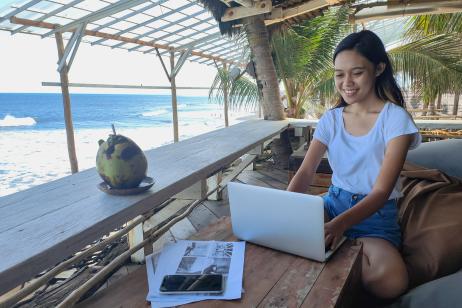 Télétravailler à Bali