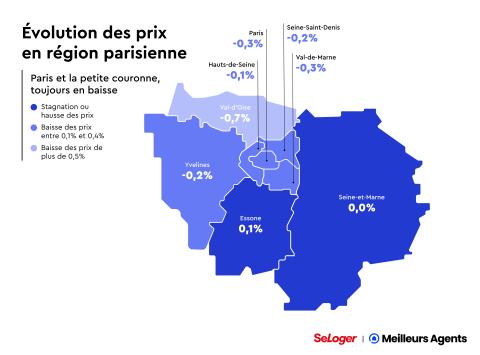 Carte prix région parisienne