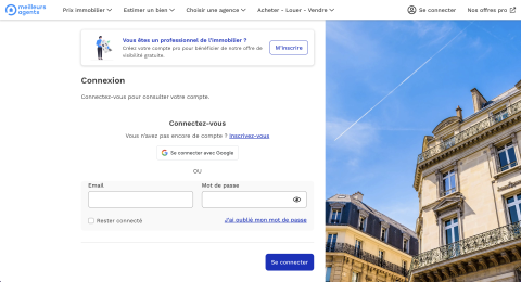 Se connecter à mon compte Meilleurs Agents