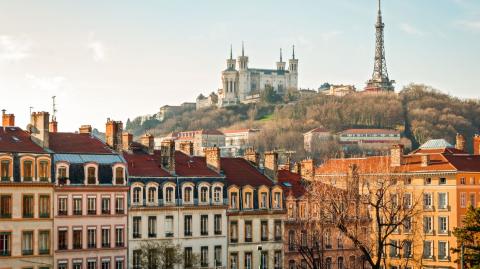 À Lyon, les prix immobiliers ont baissé de 3,1% en un an.