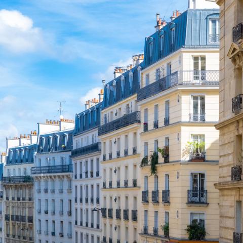 Immeubles haussmanniens à Paris