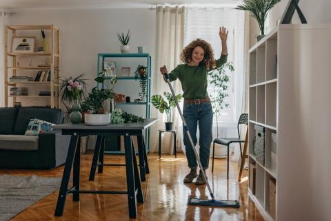 L'activité physique liée au ménage rendrait heureux...