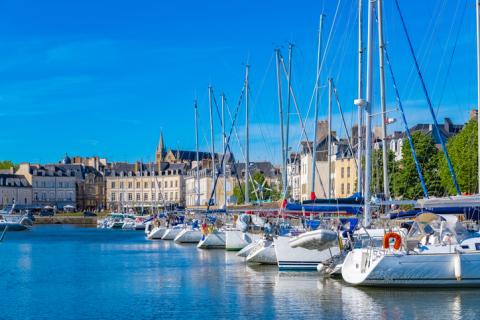 Port de Vannes, dans le Morbihan