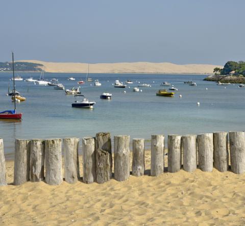 Station balnéaire de Lège-Cap-Ferret. 