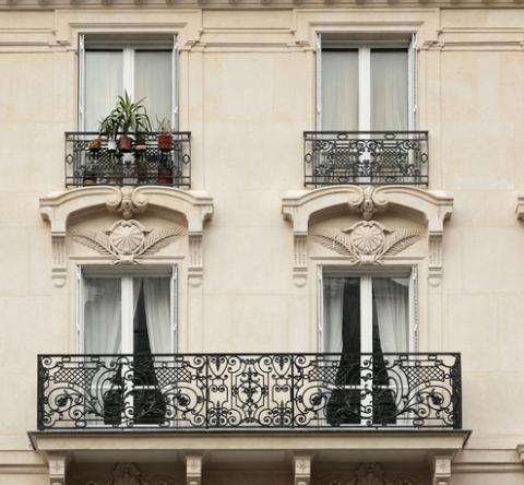 Balcons parisiens 