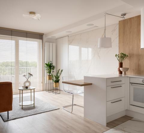 Beau salon lumineux. 