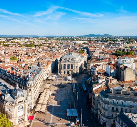 A Montpellier, le flux de nouvelles annonces a repris dès 2023, limitant ainsi l'accumulation du stock de biens. © Getty Images