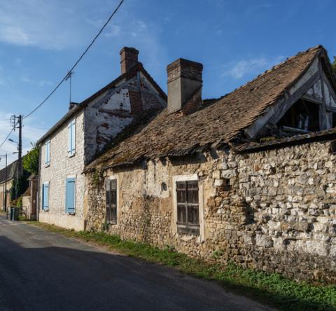 Vieille maison en pierre du sud de la France. 